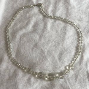 Beautiful Clear Beaded Necklace